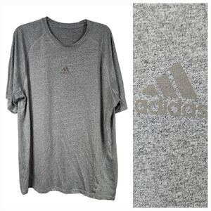 ADIDAS Men's 2XL Climalite Active Training Tee Athletic Logo Exercise Shirt Top
